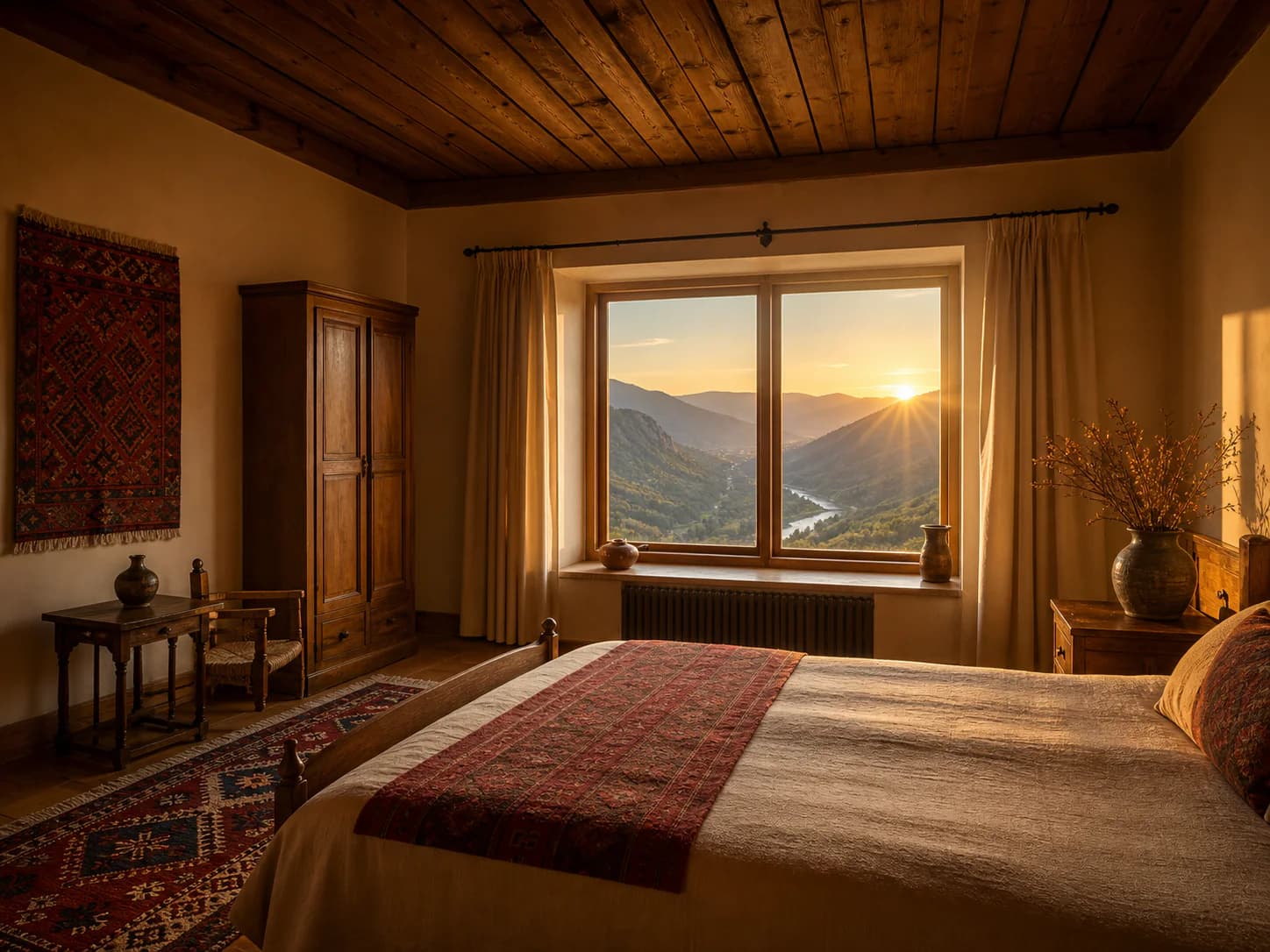 Canyon Room — Sunrise from your bed